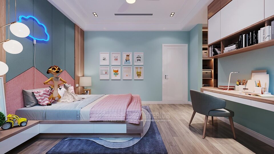 Trang trí phòng ngủ trẻ em đẹp, ấn tượng tại sài gon